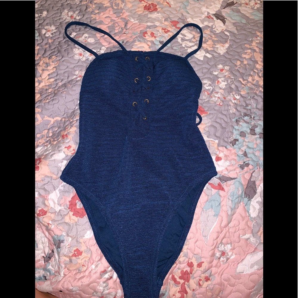 Lucky brand NWT indigo bathing suite